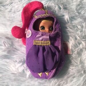 Zapp Creation Baby Born Purple Pink The Little Bag Is 4" and Doll  Is 2 "1/2